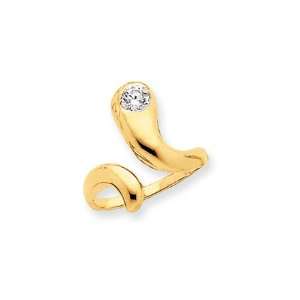  Serpentine Toe Ring in 14 Karat Gold Jewelry