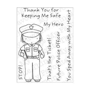 My Favorite Things Pure Innocence Clear Stamps 3X4 Sheet Policewoman