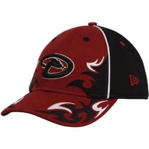   Arizona Diamondbacks Youth Sedona Red Black Team Ink Adjustable Hat