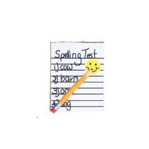    Dollhouse Miniature Spelling Test with a Pencil Toys & Games