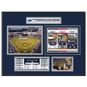  2008 MLB All Star Game Ticket Sheet Frame   New York 