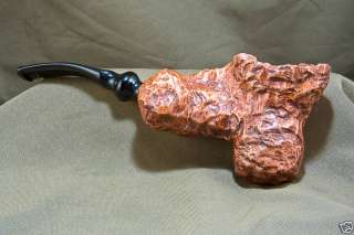 DENNY SOUERS HAND CARVED GRECIAN BRIAR PIPE   #704  