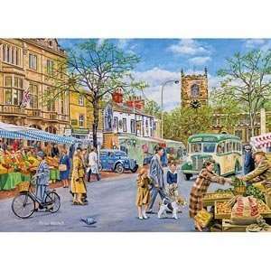 Gibson Games   Market Day 1000 Piece Jigsaw Puzzle Toys 