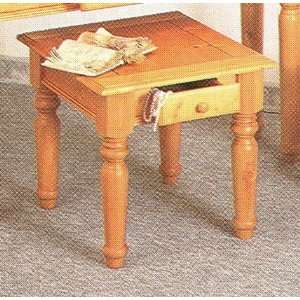  Southern Accent Occasional Solid Pine End Table with 