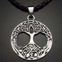 Irish Celtic knot Tree of life Pendant with 20 Choker Necklace PP#219 