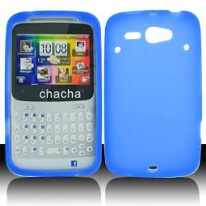  Blue Silicone Protective Case Cover for HTC Status / HTC 