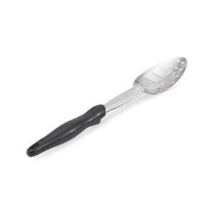  Vollrath Jacobs Pride 13 13/16 Slotted Spoon with Black 