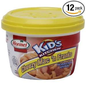 Kids Kitchen Microwave Cup Cheezy Mac and Franks, 7.5 Ounce (Pack of 