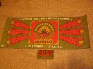 Willie Nelson *Countryman Rolling Papers & 12 x 20 Promotional 