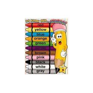    Colors Beginning Language Friendly Chart / Poster Toys & Games