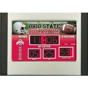   6.5x9 Scoreboard Desk Clock (NG)  Ohio St