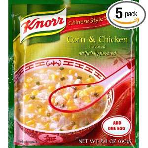 packs Knorr Chinese Style Corn & Chicken Flavored Soup Mix 60g $1.85 