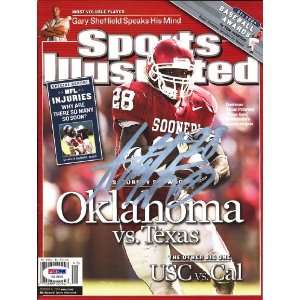    Adrian Peterson Signed 2004 Si Psa/dna Ou Sooners 