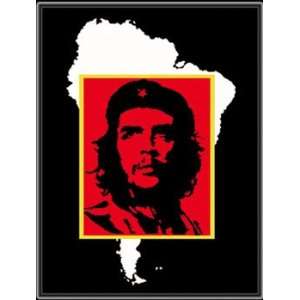  Che Guevara South America Square Woven Patch 3 x 5 Aprox 