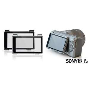   Glass LCD Screen Protector for Sony NEX 3 NEX 5 Sliver: Electronics