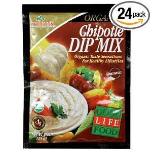 Good Life Food Dip Mixes, Chipotle, 1 Ounce Bags (Pack of 24)