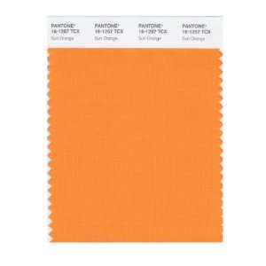  PANTONE SMART 16 1257X Color Swatch Card, Sun Orange