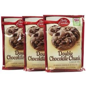 Betty Crocker Double Chocolate Chunk Cookie Mix, 17.5 oz, 3 pk