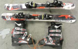 Snowjam 99cm new snowblade package skis used bindings & boots sizes 4 