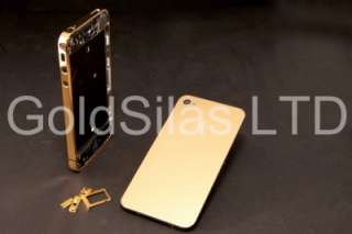 Gold Plated iPhone 4 Middle Chassis Bezel & Back Plate  