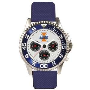   Fighting Illini Competitor Chrono Mens Watch: Sports & Outdoors