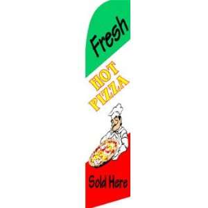  Fresh Hot Pizza Sold Here Swooper Feather Flag Office 