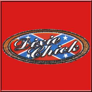 SLIX Dixie Chick Rebel Flag Shirts S,M,L,XL,2X,3X,4X,5X  