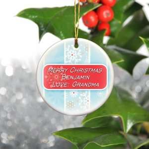 Personalized Snowscapes Personalized Holiday Ornaments  