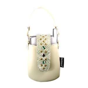   UPP38 Princess Purse (Cream with Snakeskin) Cell Phones & Accessories