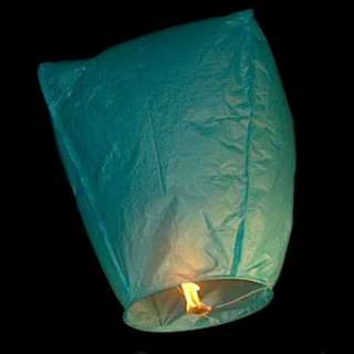 10 X Sky Fire Chinese Lantern Party Hot Sell Blue  