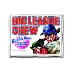 BIG LEAGUE CHEW (bubble gum) ORIGINAL 12 pack:  Grocery 