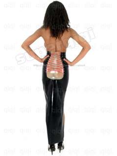 Latex (rubber) String Skirt  0.45mm dress suit catsuit  
