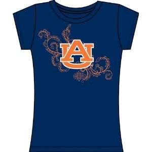 Auburn   Slub Tee   Orange:  Sports & Outdoors