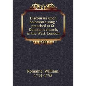  Discourses upon Solomons song  preached at St. Dunstans 