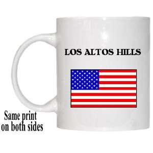  US Flag   Los Altos Hills, California (CA) Mug 