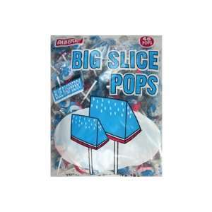 Big Slice Pop Blue Raspberry 48 Pop Bag:  Grocery & Gourmet 