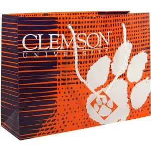  NCAA Clemson Tigers Horizontal Gift Bag: Home & Kitchen