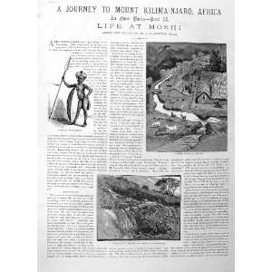   1885 PART TWO JOURNEY MOUNT KILIMANJARO AFRICA MANDARA