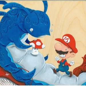  Mario in Wonderland by Justin Hillgrove