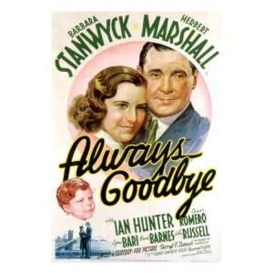  Always Goodbye, Barbara Stanwyck, Herbert Marshall, 1938 