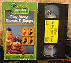 Play Along Games & Songs Video Vhs FREE USA 1st Class SHIP! Counting 