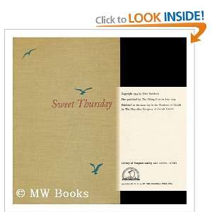  Sweet Thursday: JOHN STEINBECK: Books