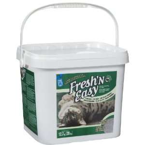   Easy Premium Clumping Cat Litter   Pine Scent   28 lb: Pet Supplies