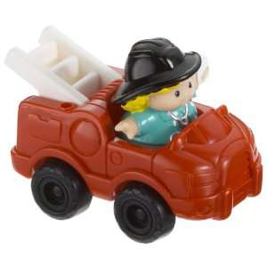    Fisher Price Little People Figure with Fire Truck: Toys & Games