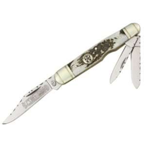   Stockman Pocket Knife with Genuine Stag Handles: Sports & Outdoors