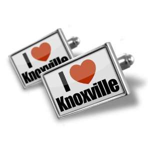 Cufflinks I Love Knoxville region Tennessee, United States   Hand 