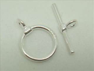 925 Sterling Silver Toggle Clasp Jewelry making findings SMG1  