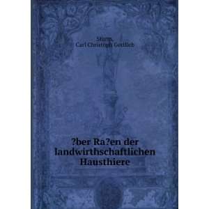   landwirthschaftlichen Hausthiere Carl Christoph Gottlieb Sturm Books
