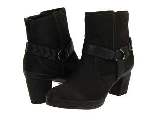 170 NEW! CLARKS ARTISAN COLLECTION GALLERY INK BLACK ANKLE BOOTS 