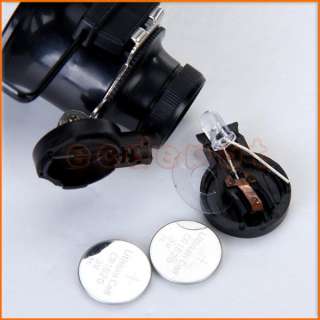 20X Eye Glasses Watch Repair Magnifier with LED Light  